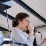 Tatjana Boczy am Mikrofon (Foto Florian Albert)
