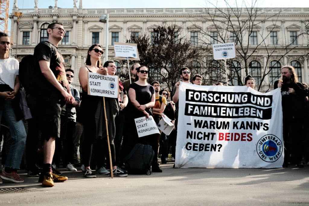 "Forschung und Familienleben – Warum kann’s nicht beides geben?" (Foto von Christoph Glanzl)